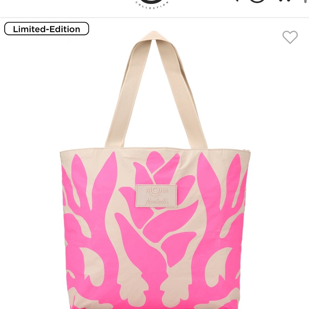 ALOHA Collection Vibrant Pink and Cream Tote
Day tripper